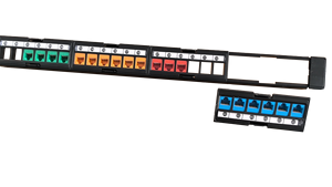 Panneau <span class=keywords><strong>de</strong></span> distribution Ethernet Cat6 non blindé modulaire robuste à 24 ports 1U 19 pouces pour réseau d'<span class=keywords><strong>entreprise</strong></span> - Product Image 3