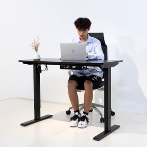 Cheap Easy to Install Home Office Furniture Ergonomic Electric <b>Height</b> <b>Adjustable</b> Computer <b>Table</b> Lift Standing Desk - Product Image 2