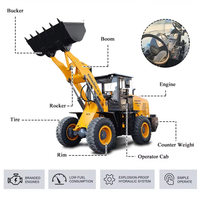 Nouveau Chargeur Télescopique Diesel 4x4 CE EPA, Mini-chargeur Télescopique de Grande Taille, Tracteur Agricole, Chargeur Rétrocaveuse XG3007J à Vendre