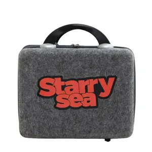 Portable Felt Small Luggage Business Trip Case Cosmetic Small Case