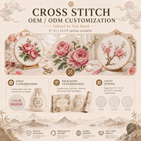 Kit de Broderie Point de Croix en Coton Fait Main KS Craft Premium 14CT – Motifs Moments de Journalisation – Artisanat Traditionnel Chinois pour Décoration Murale