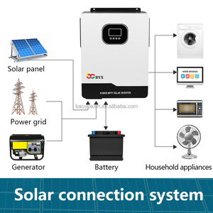 Inversor Solar Híbrido de 10kw, Inversor de 1KW a 12KW, 48V, 24V, 12V, MPPT, Onda de Onda Sinusoidal de Salida Única Dual, Inversor de Coche - Product Image 4