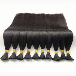 Vente en gros de cheveux brésiliens vierges non traités à cuticule alignée, cheveux humains en vrac, achat, tissage de cheveux en vrac, cheveux chinois - Product Image 2