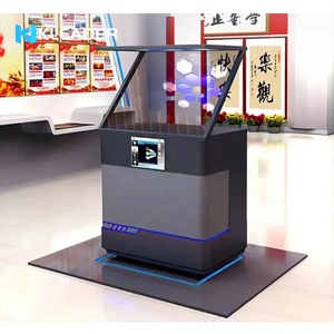 Vitrine d'affichage <span class=keywords><strong>pyramide</strong></span> holographique 3D, boîte holographique transparente, boîte 180 <span class=keywords><strong>pyramide</strong></span> <span class=keywords><strong>hologramme</strong></span> en verre pour musée et publicité - Product Image 1