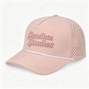 Gorra Deportiva Unisex de 5 Paneles con Logotipo Personalizado, Estructurada, Impermeable, Transpirable, 100% Poliéster, con Visera Curva y Protección Solar - Product Image 3