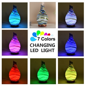 Độc đáo phổ biến thủy tinh điện siêu âm Khuếch tán cần thiết với 7 <span class=keywords><strong>Led</strong></span> cho hương thơm dầu sử dụng - Product Image 2