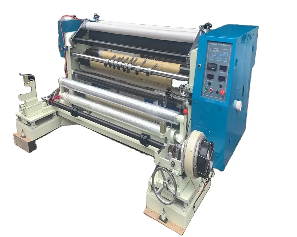 उच्च गति BOPP प्लास्टिक की फिल्म slitting rewinder मशीन