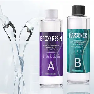 Osbang 200 G/set Epoxyhars Kit Hoge Transparante Vergelingsbestendige Paar Bubbels Hars Epoxylijmen Ab Lijm Voor Diy Handgemaakt