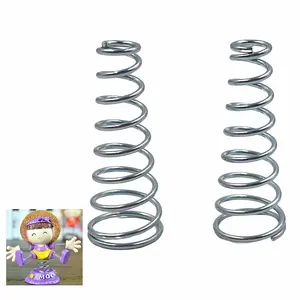Wholesale Steel Cone Shaped Wire Springs for Bobblehead Doll Custom High-Performance Coiled Compression Tapered Helical Springs