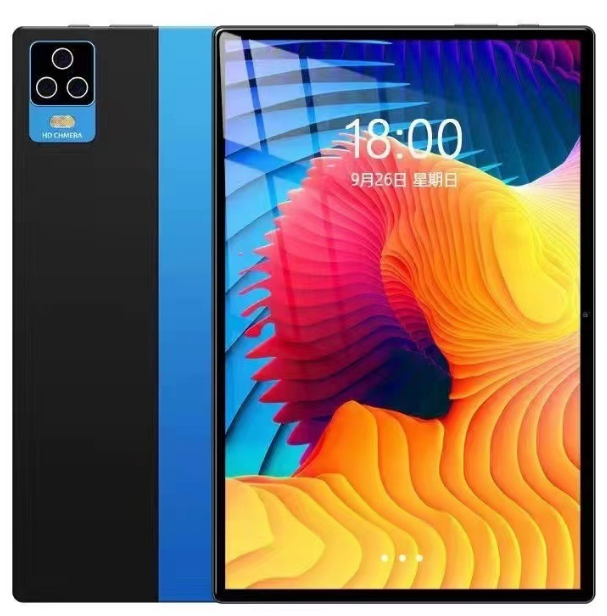 PRITOM Tablet 10 Pollici Android 10 Phone Tablet 3G, SIM, 32 GB Quad Core, (TF 512 GB), Batteria 6000 mAh, Fotocamera posteriore 8 MP, Supporta chiamate 3G, WLAN, GPS, Bluetooth, USB Tipo C, Nero