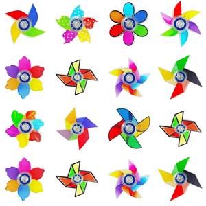 Fidget Spinners à Illusion Visuelle 3D Colorés, Jouets Anti-Stress Optiques Effet Tourbillon Arc-en-ciel pour Enfants et Adultes, Cadeaux de Fête - Product Image 4