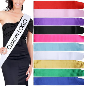 Écharpes et cadeaux personnalisés en satin pailleté pour future mariée, future maman, remise <span class=keywords><strong>des</strong></span> diplômes, rentrée scolaire, Ramadan, Saint-Valentin - Product Image 1
