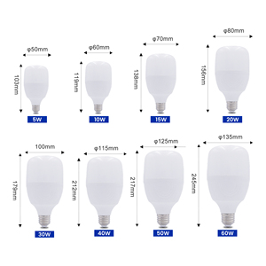 卸売用AC LED電球5W 10W 15W 20W 30W <span class=keywords><strong>40W</strong></span> 50W 60W天井電球E27 B22ルースLedランプ電球Lampara Led Lampadas Luz Led電球 - Product Image 2