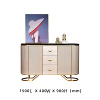 Armoire à chaussures lumineuse de luxe Offre Spéciale, table de Console d'entrée