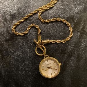 Collier et montre pour femme en acier inoxydable 316L de 18 mm, bijoux tendance 2023, ensemble pour filles, montre à chaîne, cadeau élégant - Product Image 3