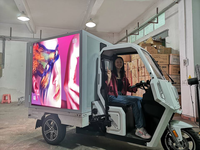 P3.84 P4.8 tricycle affichage led scooter mobile affichage led haute luminosité plein couleur hd scooter tricycle écran d'affichage led