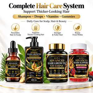 Pack Personnalisé Bien-être Capillaire avec Shampooing, Gouttes Capillaires, Vitamines pour Cheveux et Gommes à la Biotine – Fournisseur OEM Marque Privée - Product Image 2