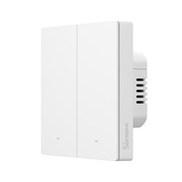 Interrupteur mural intelligent ITEAD SONOFF SwitchMan 86 EU UK M5 Matter blanc, compatible avec Apple HomeKit, EWeLink et Google Assistant