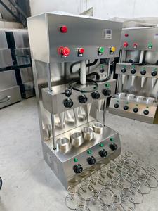 Collection de combinaisons d'équipement de vente automatique de cône de pizza avec le <span class=keywords><strong>four</strong></span> rotatif tenu dans la main de pizza - Product Image 5