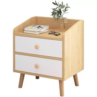 Meubles de chambre à coucher personnalisés les plus vendus Table de chevet en bois Table de chevet avec tiroirs Commode de chevet
