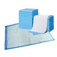 Sous-coussin d'allaitement imperméable pour adultes, sous-matelas jetable, sous-matelas d'incontinence, pour femmes et hommes, bleu 60*90