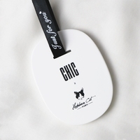 Diffuseur d'huiles essentielles en céramique suspendu avec logo personnalisé, pierre aromatique, parfum d'ambiance pour la maison, purificateur d'air
