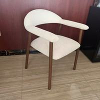 Chaise avec siège et accoudoirs rembourrés, design rétro sans accoudoirs, pour la maison, le restaurant, les fêtes ou les loisirs