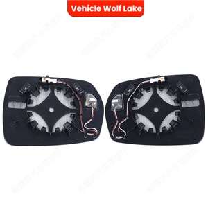 Cristal de Espejo Lateral para Ford Edge 2015-2019 con Punto Ciego y Grabado, Piezas de Repuesto Izquierda y Derecha, Color Plateado - Product Image 4