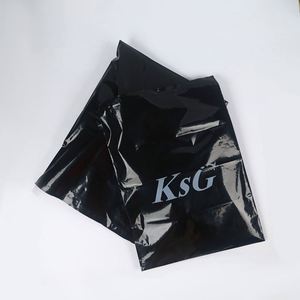 Bolsa de Correo Negra Biodegradable con Logotipo Personalizado, Autoadhesiva, Resistente a Impactos, Bolsa de Correo Impresa para Embalaje - Product Image 1