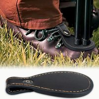 Tapis de protection pour les pieds en cuir PU d'extérieur, accessoires de chaussures simples, tapis de tir tactique portable