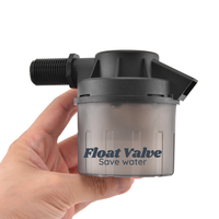 Filtre à eau automatique pour piscine verticale en PVC de 1/2 pouce, réservoir à gravité, vanne à flotteur, mini-régulateur de niveau d'eau plat, 1/2 pouce, 3/4 pouce
