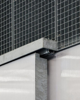 Grille en acier galvanisé à chaud pour plateforme industrielle, grilles en acier dentelées pour sol
