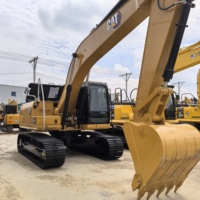 Excavatrice d'occasion CAT 320GX de 20 tonnes, d'origine, pour travaux de terrassement en montagne, en bon état, à vendre