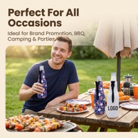 Personalisierter Bier-Coozy, Neopren-Flaschenkühler, individueller Koozy mit Logo, Hochzeits-Koozy, Blanko-Flaschenhülle, Bier-Coozy mit Reißverschluss