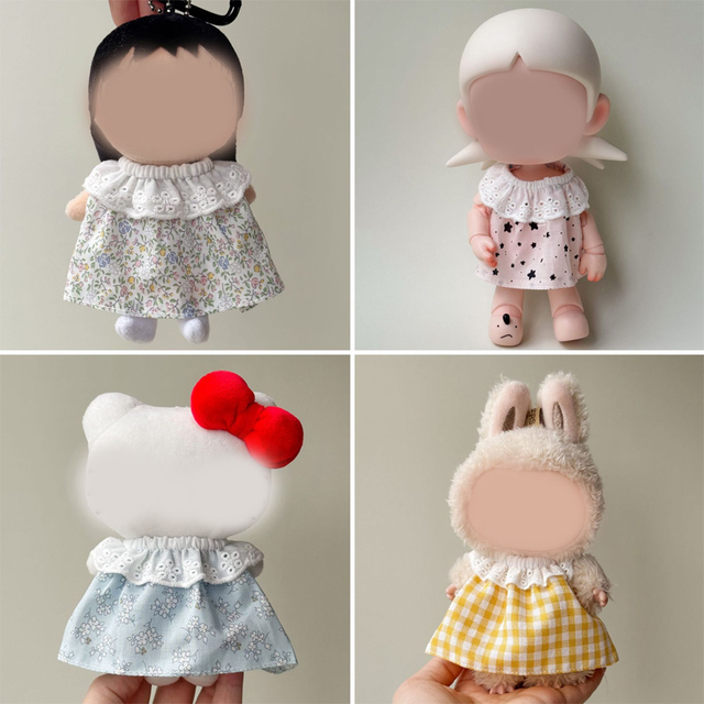 Fashionable Doll Clothes Set 17cm Plush Doll Accessories for Girls 14 Years & up Birthday and Christmas Gift
