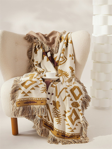 New Arrival dệt kim chăn cho trang trí nội thất cho trang trí nội thất <span class=keywords><strong>clsg</strong></span> - Product Image 3