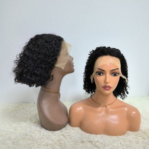 Promotion 27$ Water Wave 200% Density 200g 13x4 <b>Bob</b> <b>Wigs</b> 10-14 Inches 100% Virgin Human Hair Brazilian Hair Wholesales for woman - Product Image 4