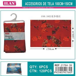 Accessorio in Tessuto Ilan 100cmx150cm, Stampa Floreale, Materiale per Artigianato - Product Image 3