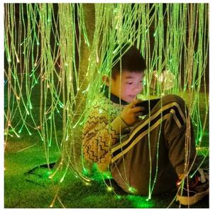 Cortina de Luz de Fibra Óptica con Destellos Coloridos, Efecto Cielo Estrellado, Árboles de Fibra Óptica para Exteriores, Decoración de Jardín, Resistente al Agua - Product Image 2