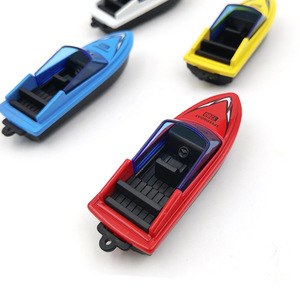 Trong Kho 1:64 <span class=keywords><strong>Mini</strong></span> Tàu cao tốc Đồ Chơi Diecast Đồ Trang Trí Kim Loại Tàu Keychain Bãi Biển Thuyền Mô Hình Cho Trẻ Em Quà Tặng - Product Image 2