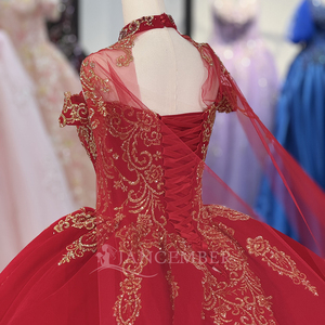 Vestido de Quinceañera Personalizado Color Borgoña, Vestido de Noche para Fiesta de 16 Años, Vestido de 15 Años Dy6872 - Product Image 4