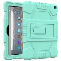 Béquille étui en silicone pour Amamzon fire 8, kindle case fire 8 2022 étui en caoutchouc