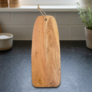 Tabla de Cortar Rectangular de Madera, Bandeja para Servir, Antideslizante, Apta para Lavavajillas, Ecológica, Accesorios de Cocina para Uso Doméstico - Product Image 1