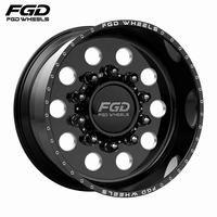 Jantes forgées FGD 24 26 28 pouces, multi-trous, alésage central poli, 10x225, en alliage forgé pour Ford F450 F550 Pickup
