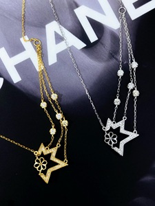 Collana con Ciondolo a Perla Cometa in Oro 18K con Accenti di Diamanti, Accessorio per Creazione di <span class=keywords><strong>Gioielli</strong></span> Lucy Jewelry Wholesale Fashion - Product Image 2