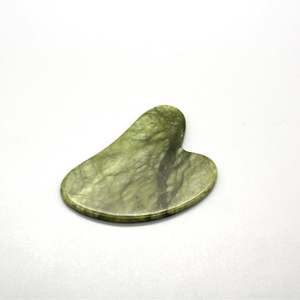 Gua Sha Outils pour le visage Pierre de jade pour les soins de la peau du visage Acupuncture du corps Soulager les tensions musculaires Réduire les poches Cadeaux de fête - Product Image 2