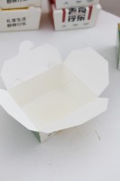 Boîte d'emballage jetable pour poulet frit, hamburgers, frites, utilisation en restaurant ou à emporter