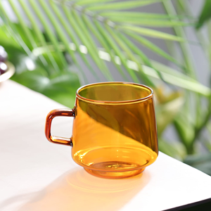 แก้วมัคบอโรซิลิเกต แก้วทนความร้อน แก้วน้ำชา น้ำผลไม้ นม กาแฟ แก้วน้ำใช้ในบ้าน แก้วกาแฟ - Product Image 4