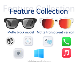 Lunettes audio intelligentes Haut-parleur AAC Contrôle tactile Réduction du bruit Micro <span class=keywords><strong>Longue</strong></span> durée de vie de la batterie pour iPhone Android HarmonyOS Musique - Product Image 2