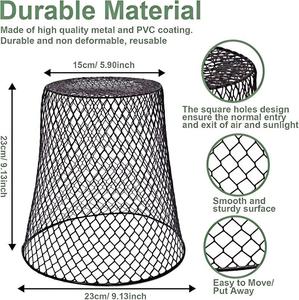 Couverture de protection en fer forgé pour plantes, cage de jardin pour semis de légumes, outil d'entretien pour la couverture des plantes utilisable sur l'herbe - Product Image 5